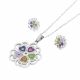 JUEGO CADENA ARETES