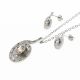 JUEGO CADENA ARETES
