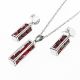JUEGO CADENA ARETES