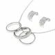 JUEGO CADENA ARETES