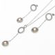 JUEGO CADENA ARETES