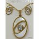 JUEGO CADENA ARETES