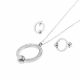 JUEGO CADENA ARETES
