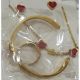 JUEGO CADENA ARETES