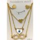 JUEGO CADENA ARETES
