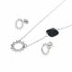 JUEGO CADENA ARETES
