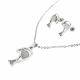 JUEGO  CADENA ARETES DE ROSCA