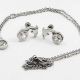 JUEGO NIÑA  CADENA ARETES DE ROSCA