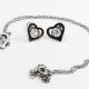 JUEGO NIÑA  CADENA ARETES DE ROSCA