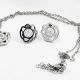 JUEGO NIÑA  CADENA ARETES DE ROSCA