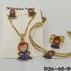 JUEGO  CANDENA ARETES ANILLO PULSEAR
