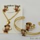 JUEGO  CANDENA ARETES ANILLO PULSEAR