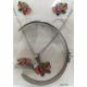 JUEGO  ARETES CADENA PULSERA ANILLO