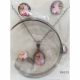 JUEGO  ARETES CADENA PULSERA ANILLO