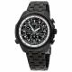 RELOJ CITIZEN CON CORREA NEGRA DE ACERO INOXIDABLE, CAJA DE ACERO INOXIDABLE, CABALLERO