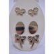 JUEGO DE ARETES  3 PCS