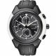 RELOJ CITIZEN CON CORREA NEGRA DE SILI, CAJA DE ACERO INOXIDABLE, CABALLERO