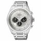 RELOJ CITIZEN CON CORREA PLATEADA DE ACERO INOXIDABLE, CAJA DE ACERO INOXIDABLE, CABALLERO