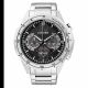 RELOJ CITIZEN CON CORREA PLATEADA DE ACERO INOXIDABLE, CAJA DE ACERO INOXIDABLE, CABALLERO