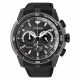 RELOJ CITIZEN CON CORREA NEGRA DE SILI, CAJA DE ACERO INOXIDABLE, CABALLERO