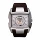 RELOJ DIESEL CON CORREA MARRON DE CUERO, CAJA DE ACERO INOXIDABLE, CABALLERO