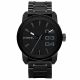 RELOJ DIESEL CON CORREA NEGRA DE ACERO INOXIDABLE, CAJA DE ACERO INOXIDABLE, CABALLERO