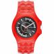 RELOJ DIESEL CON CORREA ROJA DE SILI, CAJA DE RESINA, CABALLERO