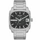 RELOJ DIESEL CON CORREA PLATEADA DE ACERO INOXIDABLE, CAJA DE ACERO INOXIDABLE, CABALLERO