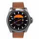 RELOJ DIESEL CON CORREA MARRON DE CUERO, CAJA DE ACERO INOXIDABLE, CABALLERO