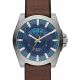 RELOJ DIESEL CON CORREA MARRON DE CUERO, CAJA DE ACERO INOXIDABLE, CABALLERO