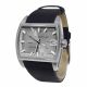 RELOJ DIESEL CON CORREA NEGRA DE CUERO, CAJA DE ACERO INOXIDABLE, CABALLERO