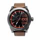 RELOJ DIESEL CON CORREA MARRON DE CUERO, CAJA DE ACERO INOXIDABLE, CABALLERO