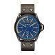 RELOJ DIESEL CON CORREA MARRON DE CUERO, CAJA DE ACERO INOXIDABLE, CABALLERO