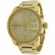 RELOJ DIESEL CON CORREA DORADA DE ACERO INOXIDABLE, CAJA DE ACERO INOXIDABLE, CABALLERO