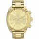 RELOJ DIESEL CON CORREA DORADA DE ACERO INOXIDABLE, CAJA DE ACERO INOXIDABLE, CABALLERO
