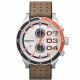 RELOJ DIESEL CON CORREA MARRON DE CUERO, CAJA DE ACERO INOXIDABLE, CABALLERO