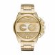 RELOJ DIESEL CON CORREA DORADA DE ACERO INOXIDABLE, CAJA DE ACERO INOXIDABLE, CABALLERO