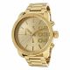 RELOJ DIESEL CON CORREA DORADA DE ACERO INOXIDABLE, CAJA DE ACERO INOXIDABLE, DAMA