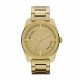 RELOJ DIESEL CON CORREA DORADA DE ACERO INOXIDABLE, CAJA DE ACERO INOXIDABLE, UNISEX