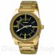 RELOJ DIESEL CON CORREA DORADA DE ACERO INOXIDABLE, CAJA DE ACERO INOXIDABLE, CABALLERO
