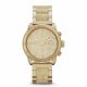 RELOJ DIESEL CON CORREA DORADA DE ACERO INOXIDABLE, CAJA DE ACERO INOXIDABLE, DAMA