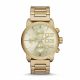 RELOJ DIESEL CON CORREA DORADA DE ACERO INOXIDABLE, CAJA DE ACERO INOXIDABLE, DAMA