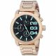 RELOJ DIESEL CON CORREA ORO ROSA DE ACERO INOXIDABLE, CAJA DE ACERO INOXIDABLE, DAMA