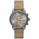 RELOJ DIESEL CON CORREA BEIGE DE CUERO, CAJA DE ACERO INOXIDABLE, DAMA