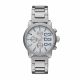 RELOJ DIESEL CON CORREA PLATEADA DE ACERO INOXIDABLE, CAJA DE ACERO INOXIDABLE, DAMA