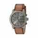 RELOJ DIESEL CON CORREA MARRON DE CUERO, CAJA DE ACERO INOXIDABLE, DAMA