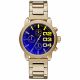 RELOJ DIESEL CON CORREA DORADA DE ACERO INOXIDABLE, CAJA DE ACERO INOXIDABLE, DAMA