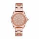 RELOJ DIESEL CON CORREA ORO ROSA DE ACERO INOXIDABLE, CAJA DE ACERO INOXIDABLE, DAMA