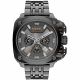 RELOJ DIESEL CON CORREA HUMO DE ACERO INOXIDABLE, CAJA DE ACERO INOXIDABLE, CABALLERO