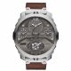 RELOJ DIESEL CON CORREA MARRON DE CUERO, CAJA DE ACERO INOXIDABLE, CABALLERO